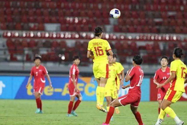 晋级世少赛！U17女足亚洲杯-刘雨希传射 中国3-0印度进4强