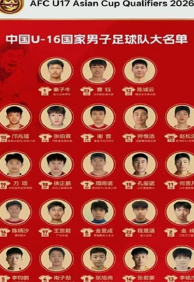 足协已启动U16国足选帅，本土少壮派教练大概率成热门。大家觉得可能是谁？